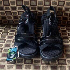 Skechers Black Women's Sandals